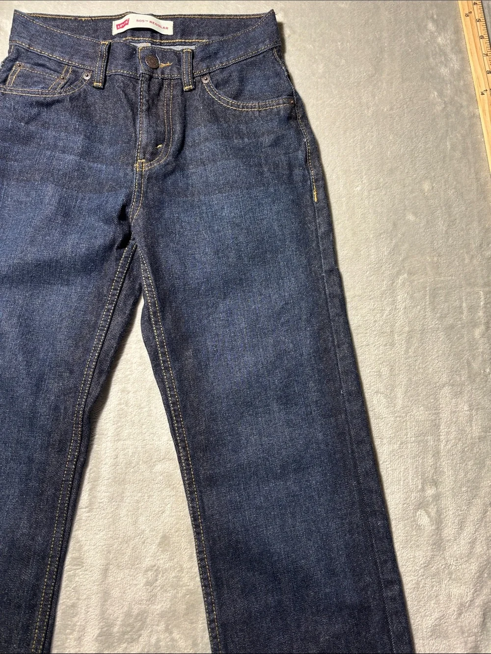 Levi's Men's Slim Straight Jeans in Deep Indigo